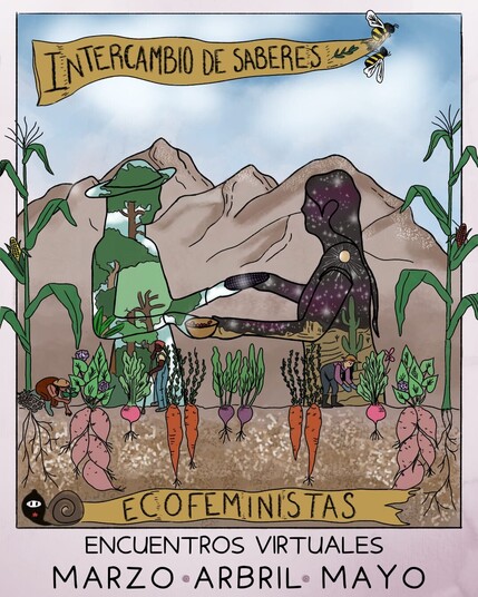 "Tejiendo Redes de #CuidadoColectivo" 🌱
12 miércoles de intercambio de saberes, 8 a 9pm (hora cd.Mex) 
🌐 Encuentros virtuales por instagram: Permea Holistica y @kar_helena
Temas: #Agroecología #DefensaDelTerritorio #EducaciónMenstrual #EducaciónAmbiental #Arte y #Ecofeminismo #RegeneracióndelTierra #AutodefensaAlimentaria #Ecofeminismos contra #capitalismoverde #greenwashing #Ecofascismo