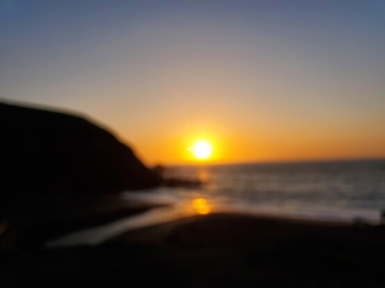 Old Sol doing the disappearing act.