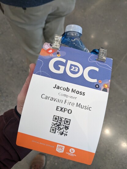 Ticket to Game Developers Conference