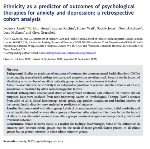Article abstract screenshot