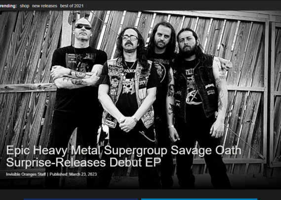 ChatGPT making things up about the article:
This article discusses the release of a new EP by band Savage Oath. The EP features four tracks of classic blackened thrash, as riffs and rhythms shift from massive and pummelling to melodic and atmospheric. The EP was recorded and produced in a way that balances the sound of modern production with the energy and warmth of classic records. The band's vocalist, who also contributed the artwork, believes the EP offers a quality of old-school thrash, but is also still relevant in today's metal scene.

