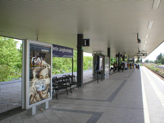 Symbolbild: Bahnsteig  S-Bahn Berlin Jungfernheide