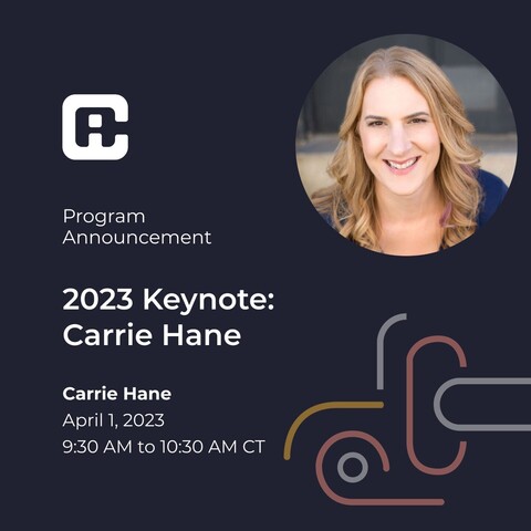 Image of Carrie Hane for her upcoming Keynote talk at IAC23