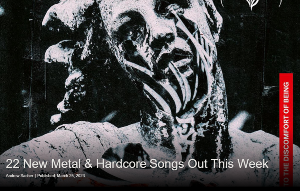 ChatGPT making things up about the article:
This article from Brooklyn Vegan highlights 22 new metal and hardcore songs that have been released this week, featuring bands such as Harms Way, Traitors, Code Orange, Racetraitor, King Dude, and more. It provides brief summaries of each song and how it examines the heavier side of the music world.
