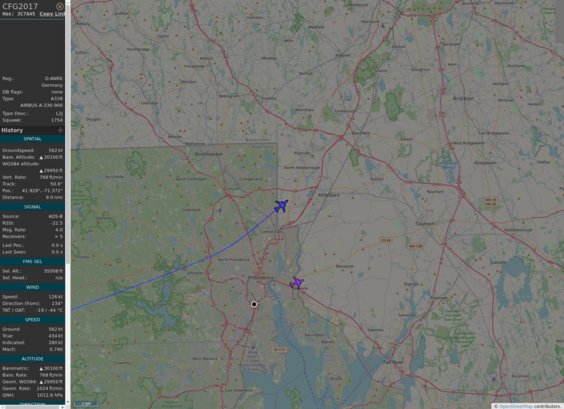 Github AnyFlightTracker by @rtmladsb:mastadon.social