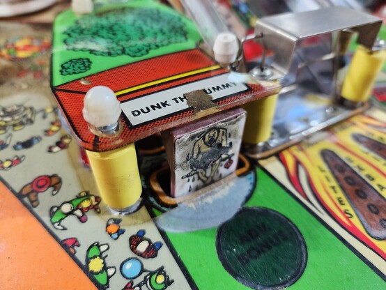 Before pic of Williams Comet pinball.