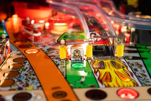 After pic of our Williams Comet pinball resto.
