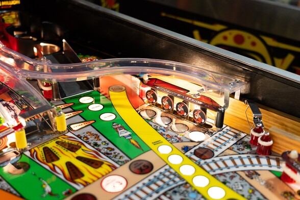 After pic of our Williams Comet pinball resto.