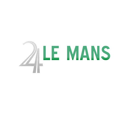 a design pitch for the logo for the 24 hours raxce at Le Mans, first run in 1923. It draws on the colours and typeface used in the French road system which still constitutes an important, large part of the racing lap