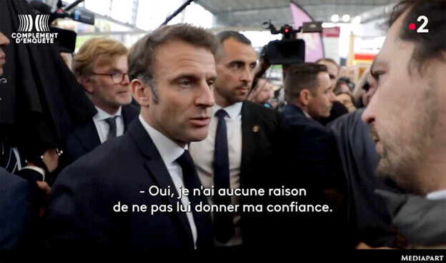 Emmanuel Macron défend Alexis Kohler dans un extrait de  l’émission « Complément d’enquête » © France 2