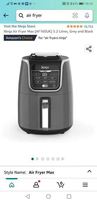 An air fryer