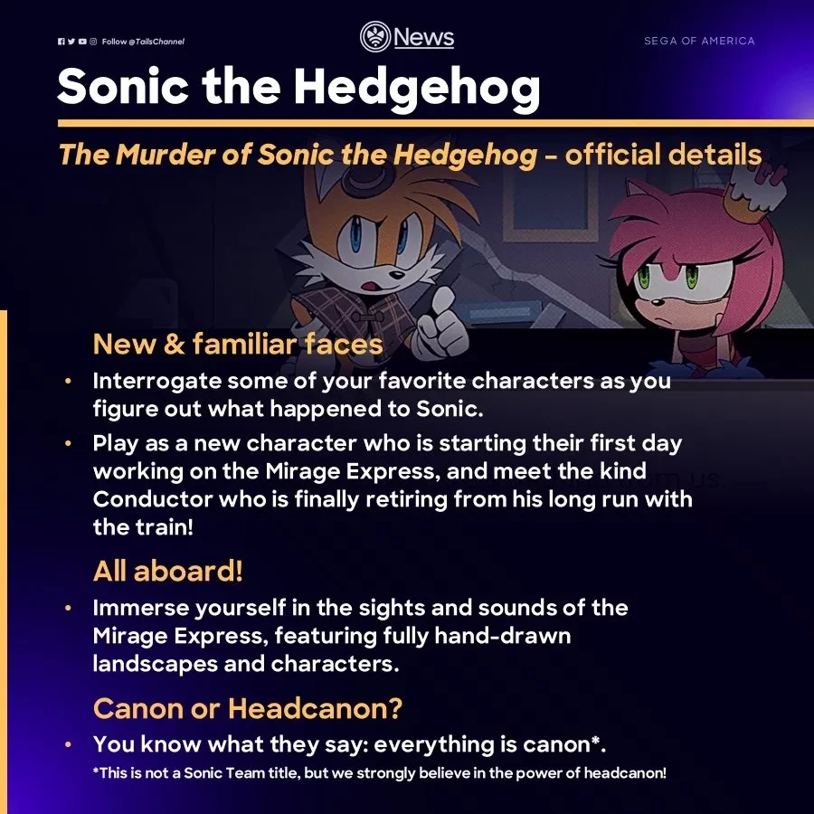 The Murder of Sonic the Hedgehog no Steam