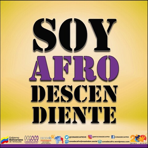 #1Abril Abril 2023
@infoconadecafro 
#SoyAfrodescendiente 

#OfensivaMoral