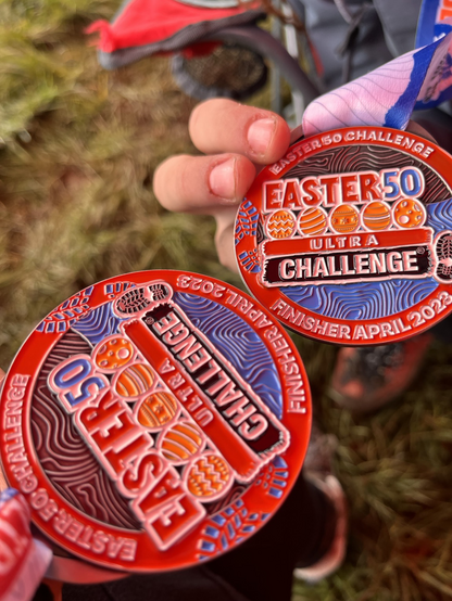 Medal of easter challenge walk half marathon 