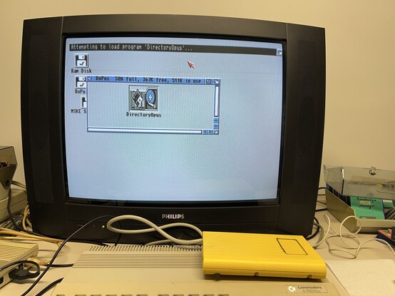 Amiga Workbench mit Directory Opus Icon