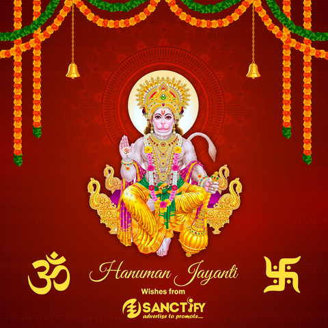 Sanctify wishes everyone a Happy Hanuman Jayanti