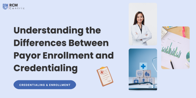 Payor enrollment and credentialing are two important processes that healthcare providers must complete in order to participate in insurance networks. These processes are distinct and serve different purposes, but are often used interchangeably. Healthcare providers who wish to participate in insurance networks must complete two important processes: payor enrollment and credentialing. Although these processes are often used interchangeably, they are distinct and serve different purposes.