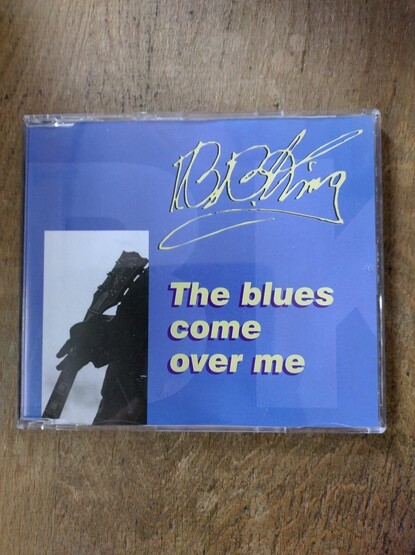 The front of the CD single "The blues come over me" by B.B. King