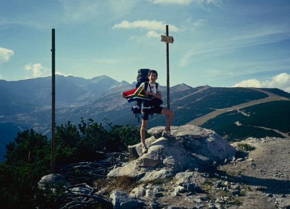 Somewhere on a path after leaving Borovets