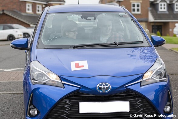 Nicola Sturgeon Driving Lesson © Gavin Ross Photography