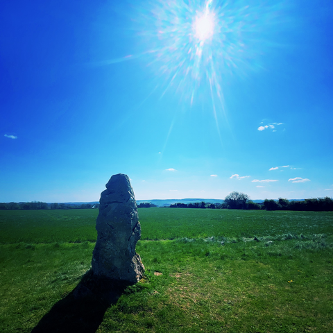 the hawk stone - a presumed neolithic standing stone located on its own in a field in The Cotswolds - lots of folklore and mystery attached to this stone but no archaeological facts