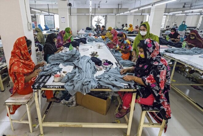 Les forçats du textile au Bengladesh © Munir Uz Zaman / AFP