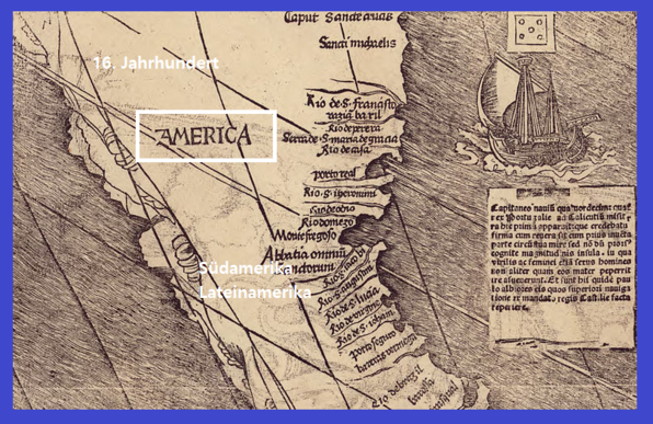 Wie das LAND hinter dem Atlantik  zum Amerika NAMEN kam

Vielleicht 25.April 1507

Kartenmacher
Waldseemüller
Bildrepro Library of Congress
Credit Gemeinfrei
