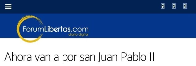 Alleged defamatory campaign against Saint John Paul II
Headlines 2023 Apr.21