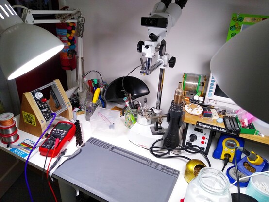 Workspace ready for SynthDIY build