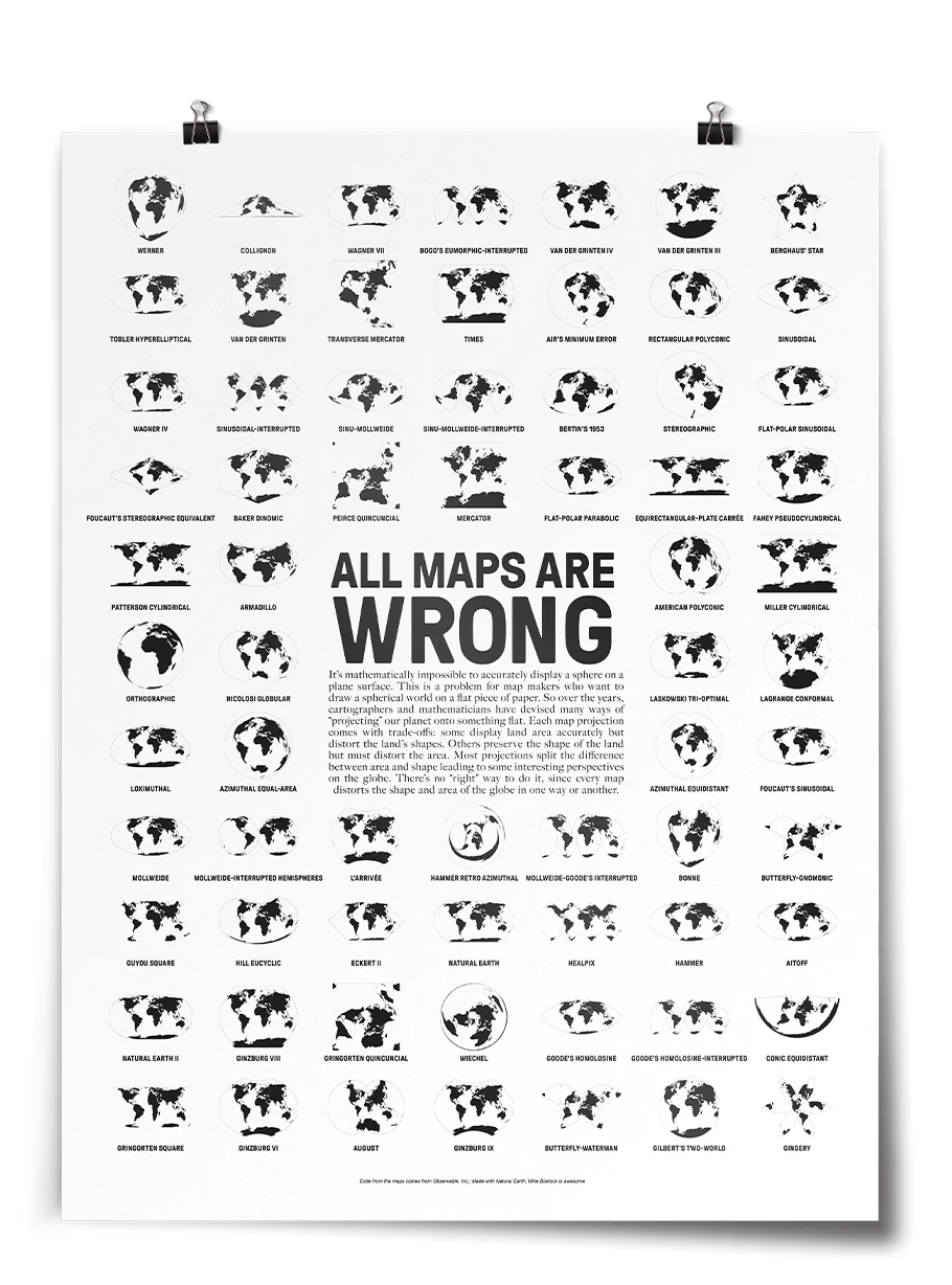 mtmail: All maps are wrong poster  store.dftba.c… - Mastodon