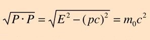 4-vector energy-momentum
