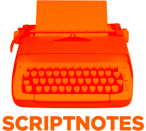The show logo for the Scriptnotes podcast.