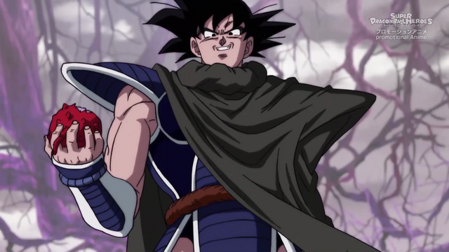 Turles in episode 23 of the "Super Dragon Ball Heroes" promotional anime