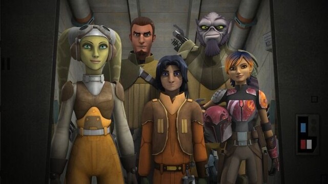 Rebels, con Ezra en el centro