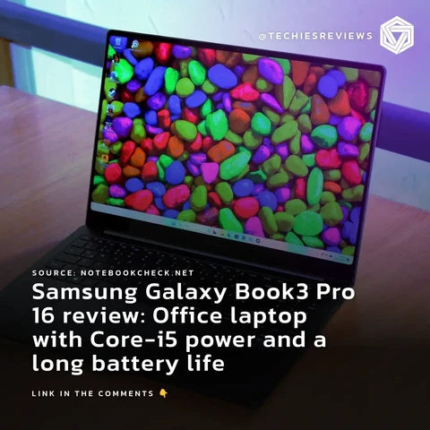 Samsung Galaxy Book3 Pro 16 review: Office laptop with Core-i5 power and a long battery life