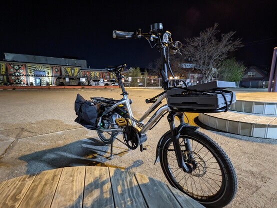 Mi bici se queda en el estacionamiento