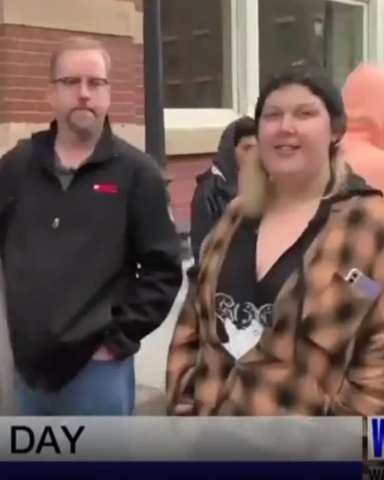 Myself and my daughter in the background in a Wday news segment about Paradox Comics 30 anniversary