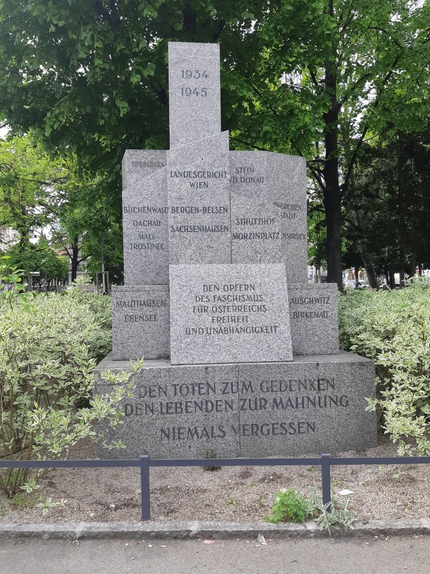 Denkmal für die Opfer des Faschismus 1934-1945, Wien. 