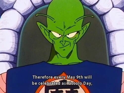 Dragonball piccolo announces may 9th as piccolo day