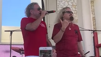 ChatGPT making things up about the article:

Spectators of a Sammy Hagar tribute band show were in for a treat at the Las Vegas venue  the Red Rocker himself joined them onstage for two of his hits, "I Can't Drive 55" and "Right Now". Fans were undoubtedly delighted as Hagar sang and played the guitar for the group, even taking a picture with them. This is just the latest collaboration for Hagar, whose later endeavors have included some of musics biggest names. #Erockin'!

