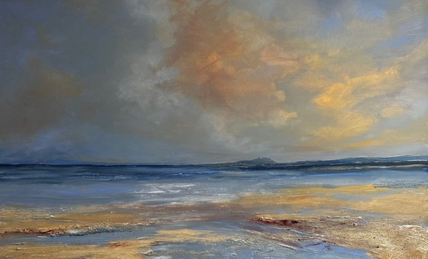 Commissioned painting of Dunstanburgh