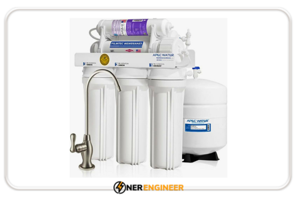 The water purification system is designed to remove minerals, contaminants, and impurities from tap water. Its work-your-own faucet provides clean, safe, and best-tasting water. 