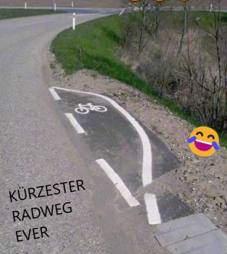 <” KURZESter . RADWeg! w0 EVER 0 » 