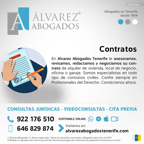 Contratos · Alvarez Abogados Tenerife