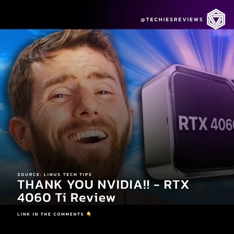 THANK YOU NVIDIA!! - RTX 4060 Ti Review