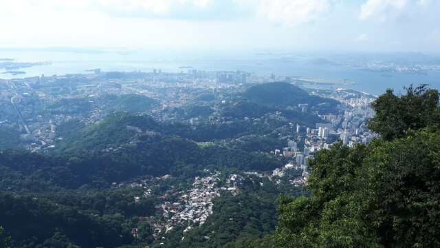 View of Northern Rio de Janeiro from above.
