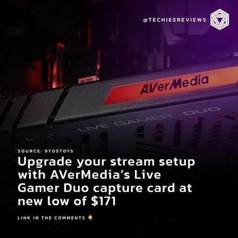 Upgrade your stream setup with AVerMedia’s Live Gamer Duo capture card at new low of $171