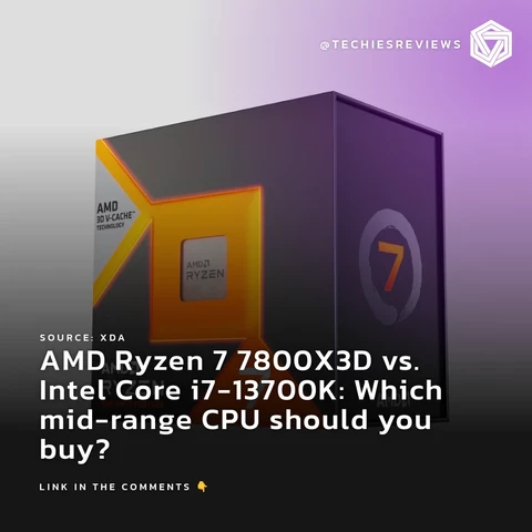 AMD Ryzen 7 7800X3D vs. Intel Core i7-13700K: Which mid-range CPU should you buy?