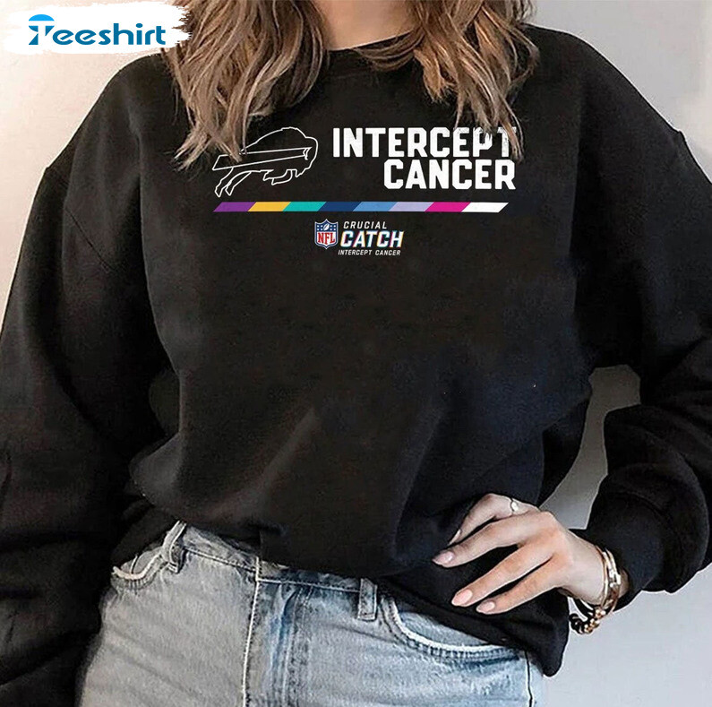 bills intercept cancer sweatshirt