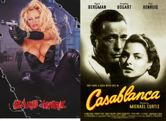 Filmposter
Barb Wire & Casablanca